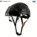 Casco de Seguridad LOEBUCK Liviano con Ventilación - Sombrero Duro Aprobado por ANSI Z89.1, Suspensión Ajustable de 6 Puntos, ABS Duradero para Trabajo Industrial y de Construcción - SACASUSA