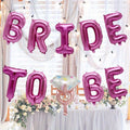 Conjunto de 10 globos de aluminio de 16 pulgadas con las letras BRIDE TO BE para decoración de propuesta de boda, fiesta de San Valentín y regalo de Pascua - SACASUSA