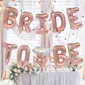 Conjunto de 10 globos de aluminio de 16 pulgadas con las letras BRIDE TO BE para decoración de propuesta de boda, fiesta de San Valentín y regalo de Pascua - SACASUSA