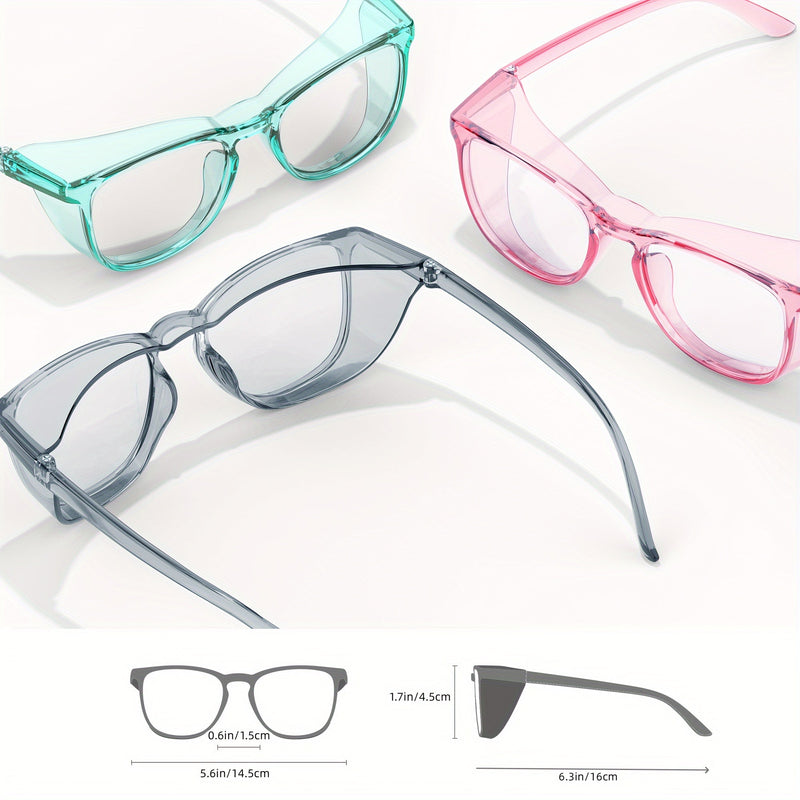 Elegantes Gafas de Seguridad LAIYIKE: Lentes Antivaho y Antirrayones, Protección Ocular para Hombres y Mujeres - Diseño Cómodo y Atractivo - SACASUSA