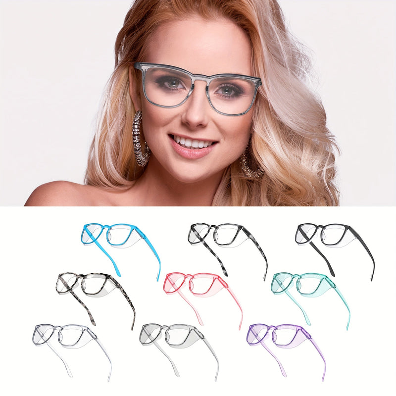 Elegantes Gafas de Seguridad LAIYIKE: Lentes Antivaho y Antirrayones, Protección Ocular para Hombres y Mujeres - Diseño Cómodo y Atractivo - SACASUSA