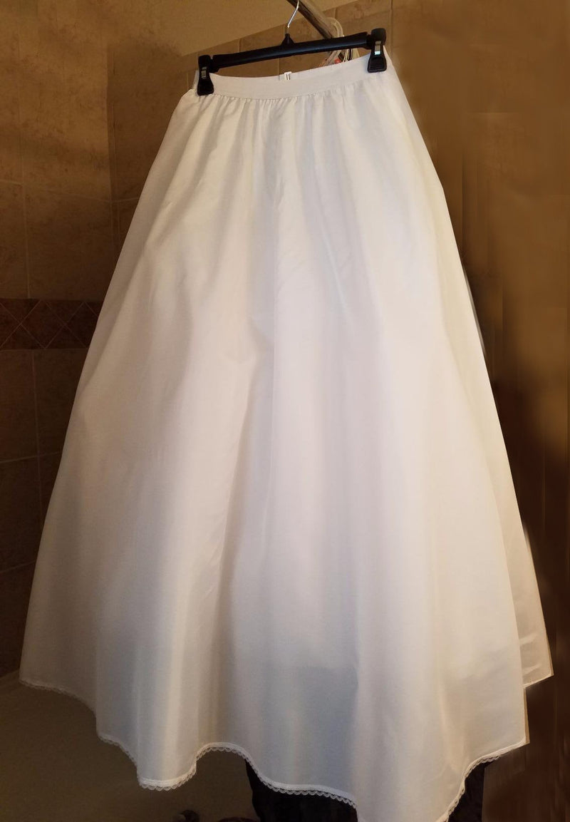 Enagua de crinolina corte A, vestido de novia semicompleto sin aros, falda interior en capas para mujer, talla única. SML XL 24"-46" cintura