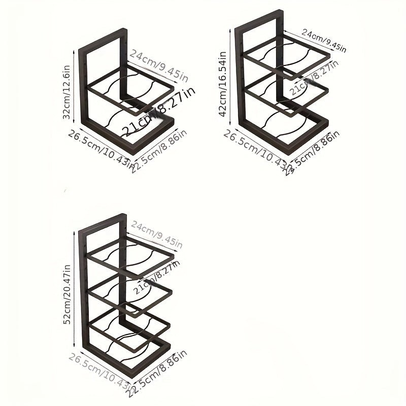 Estante de Ollas de Acero Inoxidable Bajo el Fregadero: Duradero, Fácil de Instalar, Estante de Capas Múltiples - Maximiza el Espacio de Tu Cocina y Simplifica las Tareas - SACASUSA