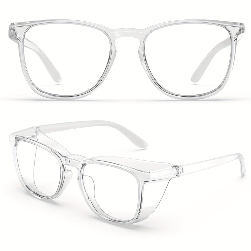 Gafas de Seguridad Estilizadas Unisex: Lentes Antivaho y Antirrayaduras, Protección en Material PVC para Hombres y Mujeres - SACASUSA