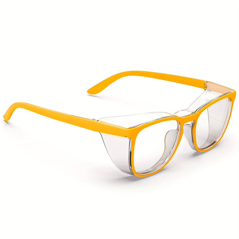 Gafas de Seguridad LAIYIKE– Lentes Claros Anti-Niebla y Anti-rayaduras, Protección Ocular Elegante, Ajuste Universal para Hombres y Mujeres - SACASUSA