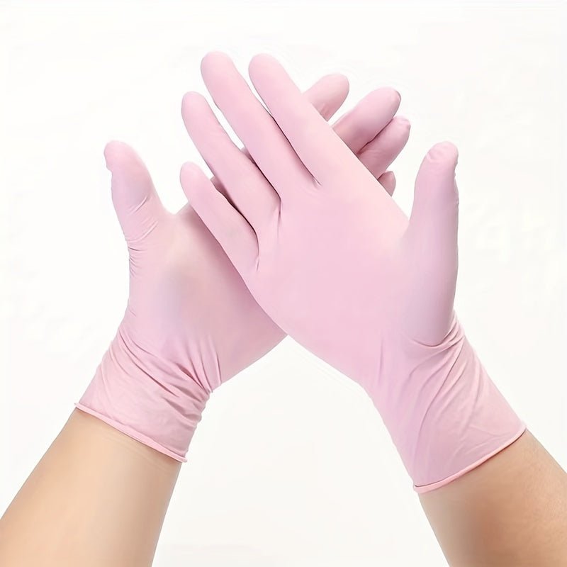 Guantes de Nitrilo Sin Látex de Todos los Tamaños: Impermeables y Anti estáticos, Desechables, Confort Versátil para la Cocina y las Tareas del Hogar - SACASUSA