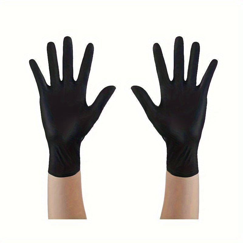 Guantes Desechables de Nitrilo Premium 50/100pc - Duraderos, Resistentes al Agua, Aceite y Ácido para Uso Doméstico, Manipulación de Alimentos, Mantenimiento del Automóvil, Jardinería y Uso Industrial - SACASUSA