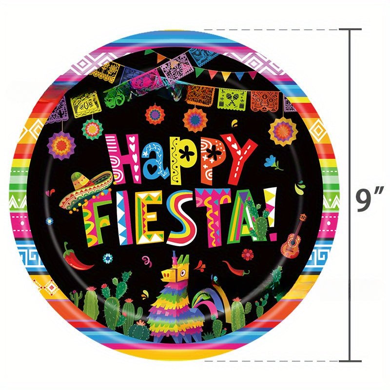 Juego De Vajilla Para Fiesta De Carnaval Del Día De Los Muertos En Nuevo México, Plato De Papel, Vaso De Papel, Servilleta, Mantel De Papel A Rayas, Plato De Cena, Decoración De Fiesta, Suministros De Fiesta, Decoración Festiva, Suministros Festivos - SACASUSA