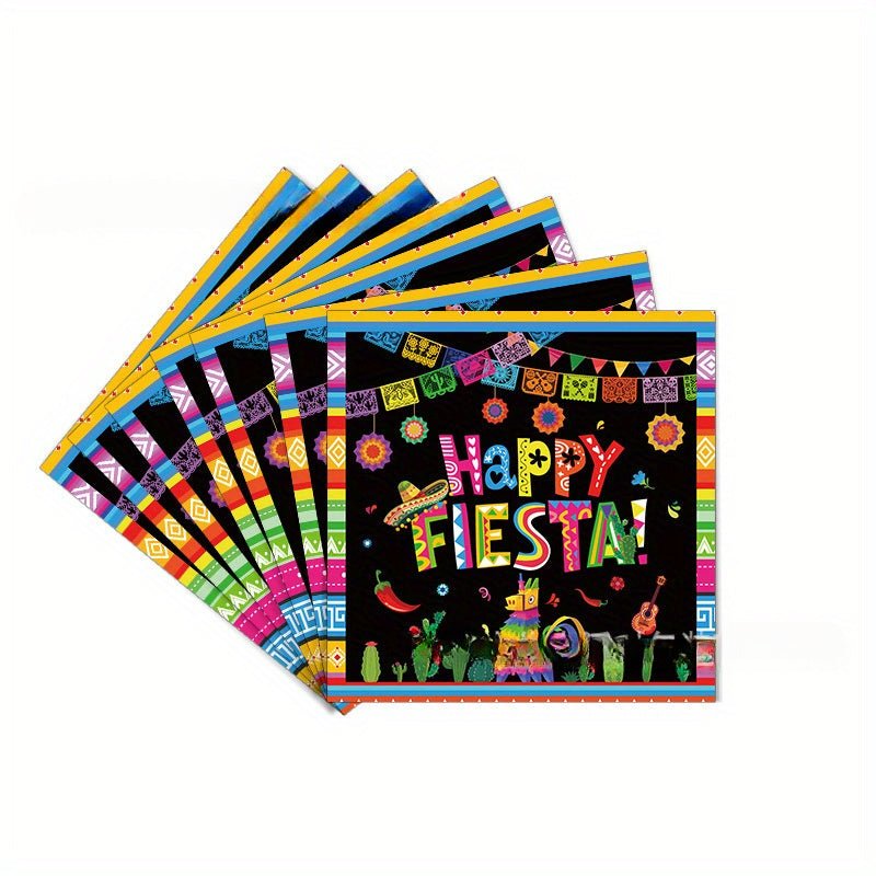 Juego De Vajilla Para Fiesta De Carnaval Del Día De Los Muertos En Nuevo México, Plato De Papel, Vaso De Papel, Servilleta, Mantel De Papel A Rayas, Plato De Cena, Decoración De Fiesta, Suministros De Fiesta, Decoración Festiva, Suministros Festivos - SACASUSA