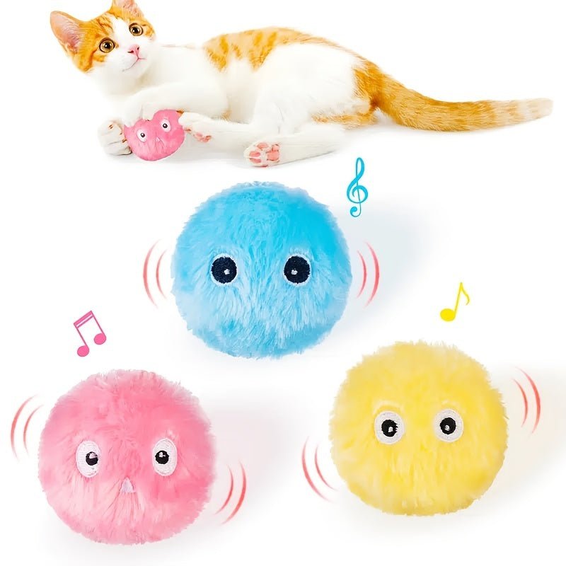 Juguete Interactivo De Peluche Para Gatos - Divertido Juguete De Entrenamiento Con Sonido Chirriante Para Mascotas - SACASUSA