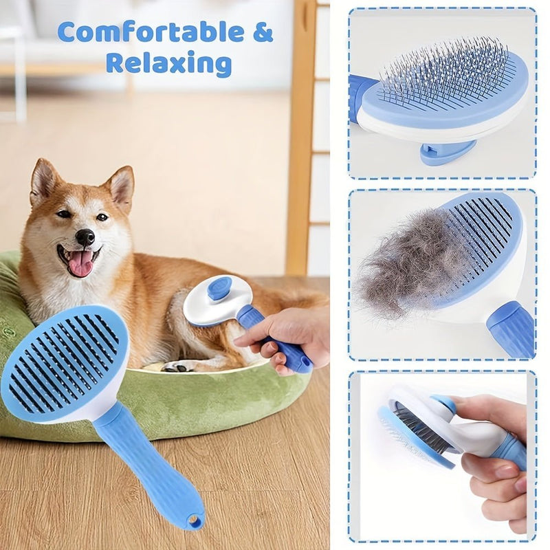 Kit de Aseo para Perros de 7 Piezas: Esenciales de Cuidado para Mascotas para un Pelo, Piel y Dientes Saludables - Herramientas Duraderas Todo en Uno para el Cabello, Uñas e Higiene Dental de los Perros - SACASUSA