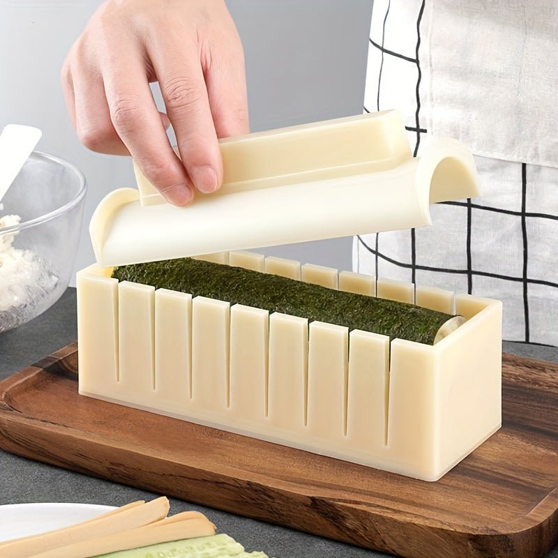 Kit Fácil para Hacer Sushi DIY: 3/10pcs Sushi Maker Reutilizable, Juego de Moldes de Arroz, Crea Variedad de Formas para Casa y Fiestas - SACASUSA