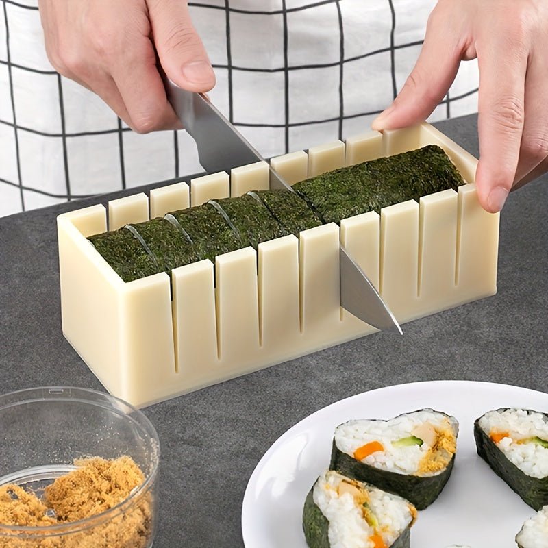 Kit Fácil para Hacer Sushi DIY: 3/10pcs Sushi Maker Reutilizable, Juego de Moldes de Arroz, Crea Variedad de Formas para Casa y Fiestas - SACASUSA