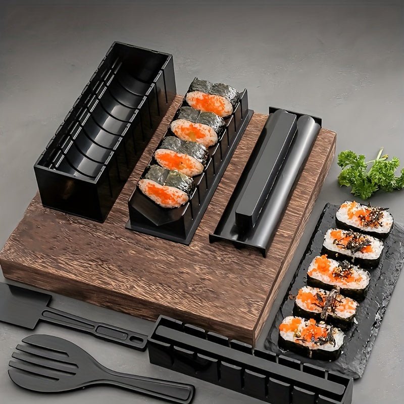 Kit Fácil para Hacer Sushi DIY: 3/10pcs Sushi Maker Reutilizable, Juego de Moldes de Arroz, Crea Variedad de Formas para Casa y Fiestas - SACASUSA