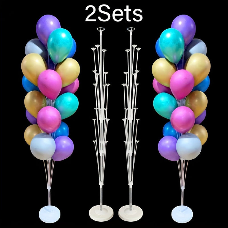 Kit Universal de Soporte para Globos - Fácil de Montar, Completo con Herramienta de Atado y Base de Estabilidad, Perfecto para Cumpleaños, Bodas, Showers y Fiestas de Inauguración de Casa - SACASUSA