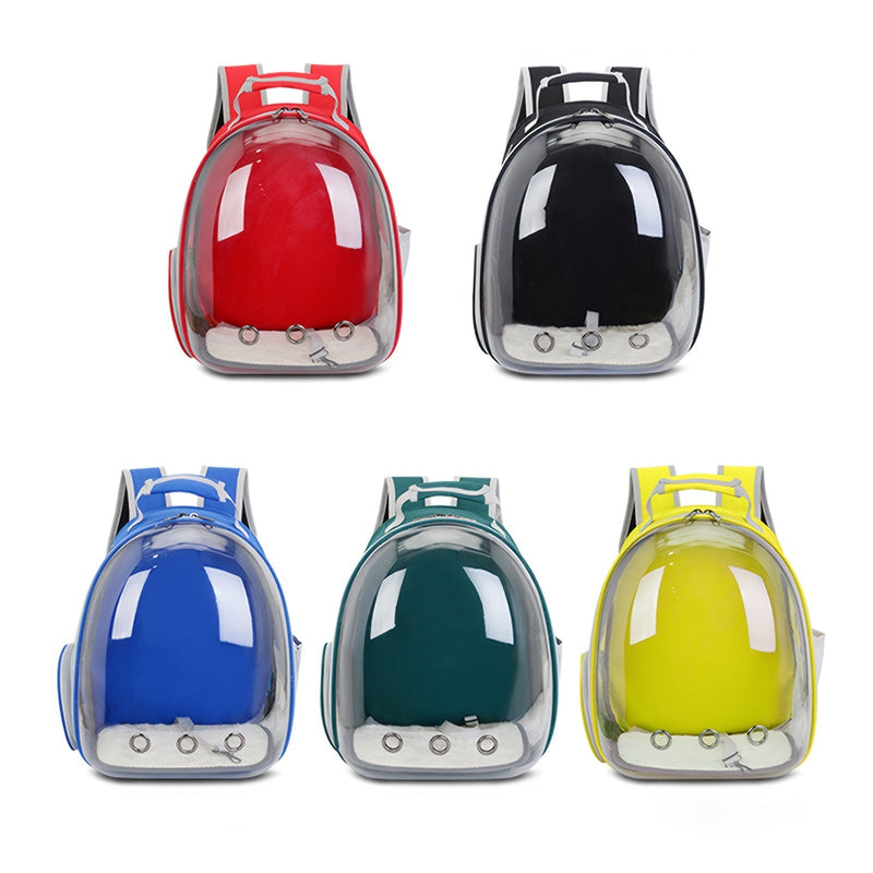 Mochila Portátil Segura y Cómoda para Mascotas: Poliéster Duradero, Ventana de Vista Clara para Gatos y Perros: Perfecta para Emocionantes Aventuras al Aire Libre - SACASUSA