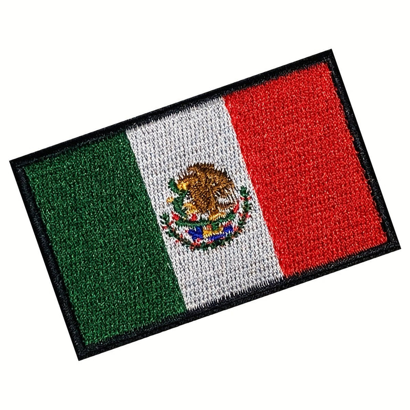 Parche De Bandera De México Bordado Apliques Mexicano Hierro En Coser En Emblema Nacional - SACASUSA