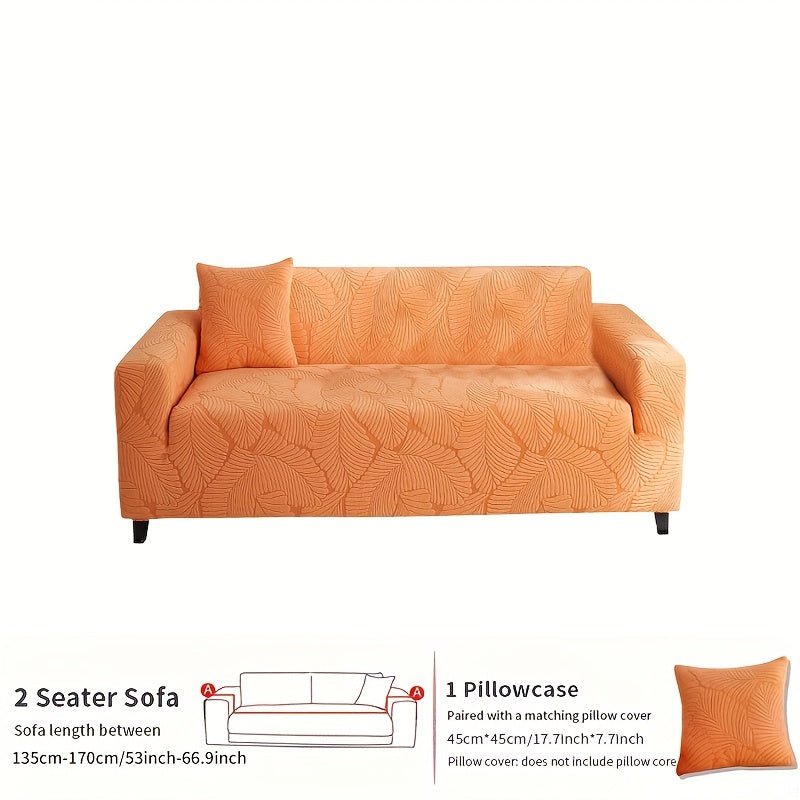 Premium Todas Las Estaciones Funda de Sofá Antideslizante - Moderna & Duradera para Sofás de 3-4 Asientos, Sillones Y Sofás Love-seat con Función Fácil de Cuidar Más Funda de Almohada de Regalo - SACASUSA