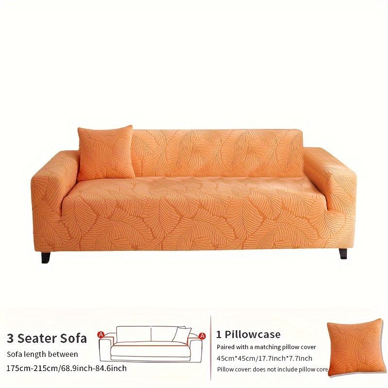 Premium Todas Las Estaciones Funda de Sofá Antideslizante - Moderna & Duradera para Sofás de 3-4 Asientos, Sillones Y Sofás Love-seat con Función Fácil de Cuidar Más Funda de Almohada de Regalo - SACASUSA