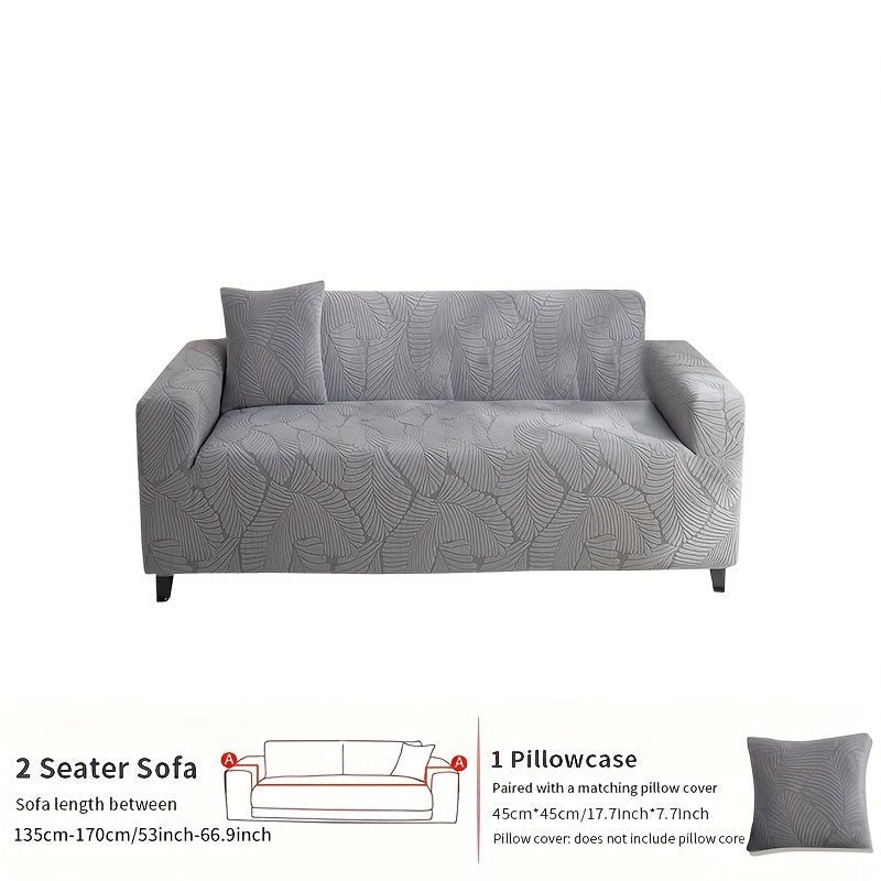 Premium Todas Las Estaciones Funda de Sofá Antideslizante - Moderna & Duradera para Sofás de 3-4 Asientos, Sillones Y Sofás Love-seat con Función Fácil de Cuidar Más Funda de Almohada de Regalo - SACASUSA