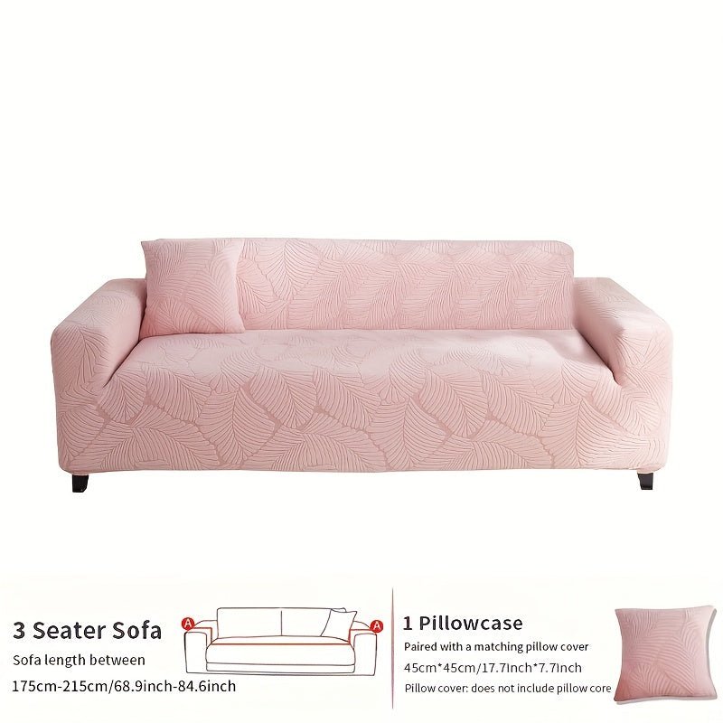 Premium Todas Las Estaciones Funda de Sofá Antideslizante - Moderna & Duradera para Sofás de 3-4 Asientos, Sillones Y Sofás Love-seat con Función Fácil de Cuidar Más Funda de Almohada de Regalo - SACASUSA