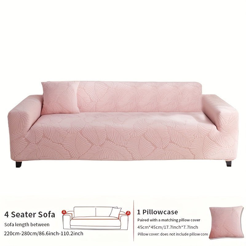 Premium Todas Las Estaciones Funda de Sofá Antideslizante - Moderna & Duradera para Sofás de 3-4 Asientos, Sillones Y Sofás Love-seat con Función Fácil de Cuidar Más Funda de Almohada de Regalo - SACASUSA