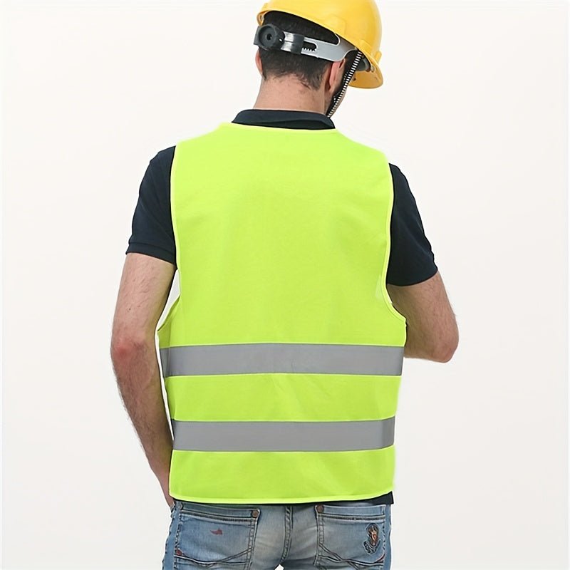 Ropa Reflectante, Chalecos Reflectantes, Chalecos Reflectantes, Alta Visibilidad, Ciclismo, Obras De Construcción, Carreras Nocturnas, Camisetas Para Hombres Y Mujeres, Chalecos De Seguridad, Obras De Construcción, Saneamiento, Ropa De Trabajo De Fábrica - SACASUSA