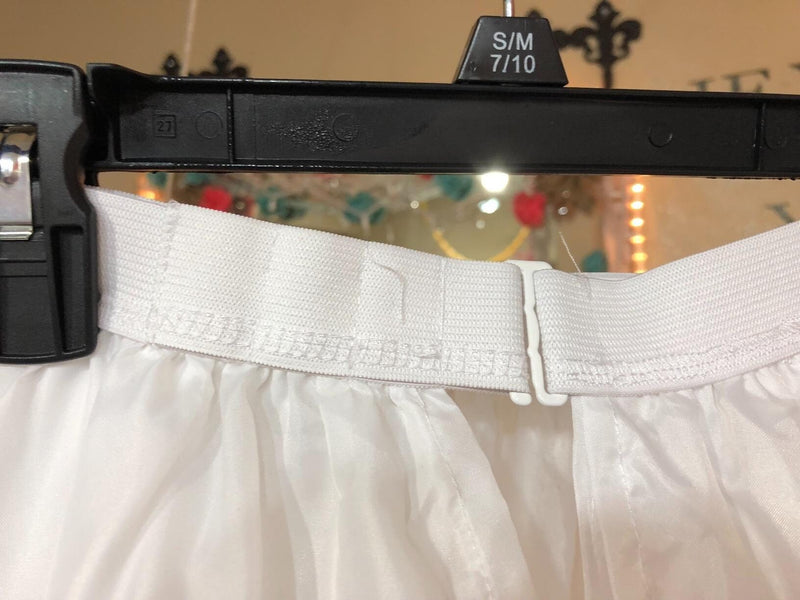 Una lá­nea de enagua de crinolina Slip Regular completo sin aros vestido de novia de boda enagua en capas mujeres Talla única. SML XL 24"-46" cintura - SACASUSA