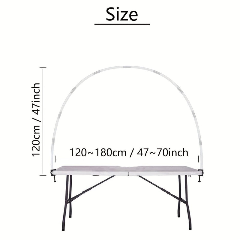 Versátil Kit de Arco y Base de Globo Ajustable de Plástico de 63 Pulgadas - Perfecto para Todas las Celebraciones y Fiestas - Base Llena de Agua para Estabilidad - No se Necesita Electricidad - Montaje Sencillo y Rápido - SACASUSA