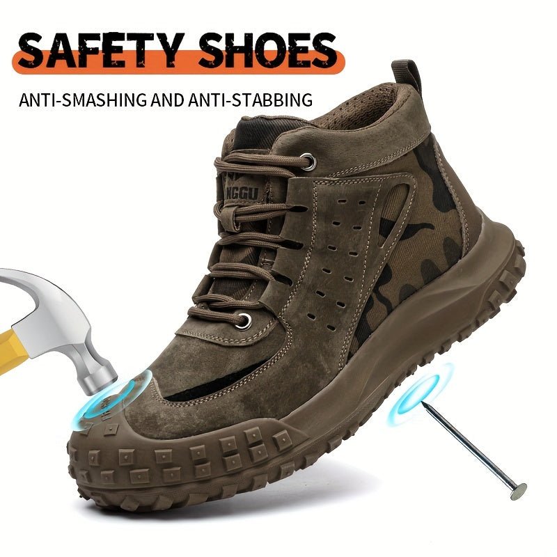 Zapatos De Protección Industriales Y Para Sitios De Construcción,Zapatos De Seguridad Con Punta De Acero Antigolpes Zapatos De Trabajo A Prueba De Pinchazos,Botas De Seguridad En El Trabajo,Suela De Goma Zapatos De Protección Para Construcción - SACASUSA