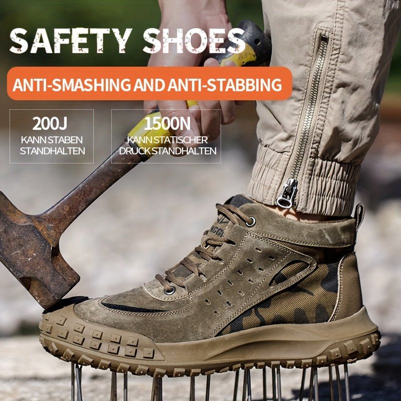 Zapatos De Protección Industriales Y Para Sitios De Construcción,Zapatos De Seguridad Con Punta De Acero Antigolpes Zapatos De Trabajo A Prueba De Pinchazos,Botas De Seguridad En El Trabajo,Suela De Goma Zapatos De Protección Para Construcción - SACASUSA