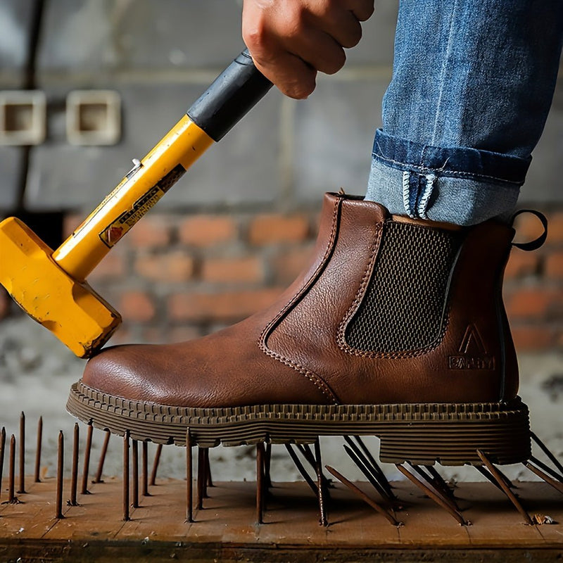 Zapatos De Seguridad Dian Sen Con Puntera De Acero, Resistentes Al Desgaste Y Antideslizantes, Ideales Para La Construcción Industrial Y Actividades Al Aire Libre. - SACASUSA