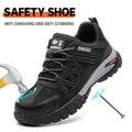 Zapatos de Seguridad DingGu para Hombre en Todas las Estaciones: Punta de Acero, Antipunzante, Anti-Golpes, Antideslizante, Absorción de Impactos, Resistentes al Desgaste, Desodorantes y Cómodos - SACASUSA