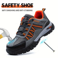 Zapatos de Seguridad DingGu para Hombre en Todas las Estaciones: Punta de Acero, Antipunzante, Anti-Golpes, Antideslizante, Absorción de Impactos, Resistentes al Desgaste, Desodorantes y Cómodos - SACASUSA